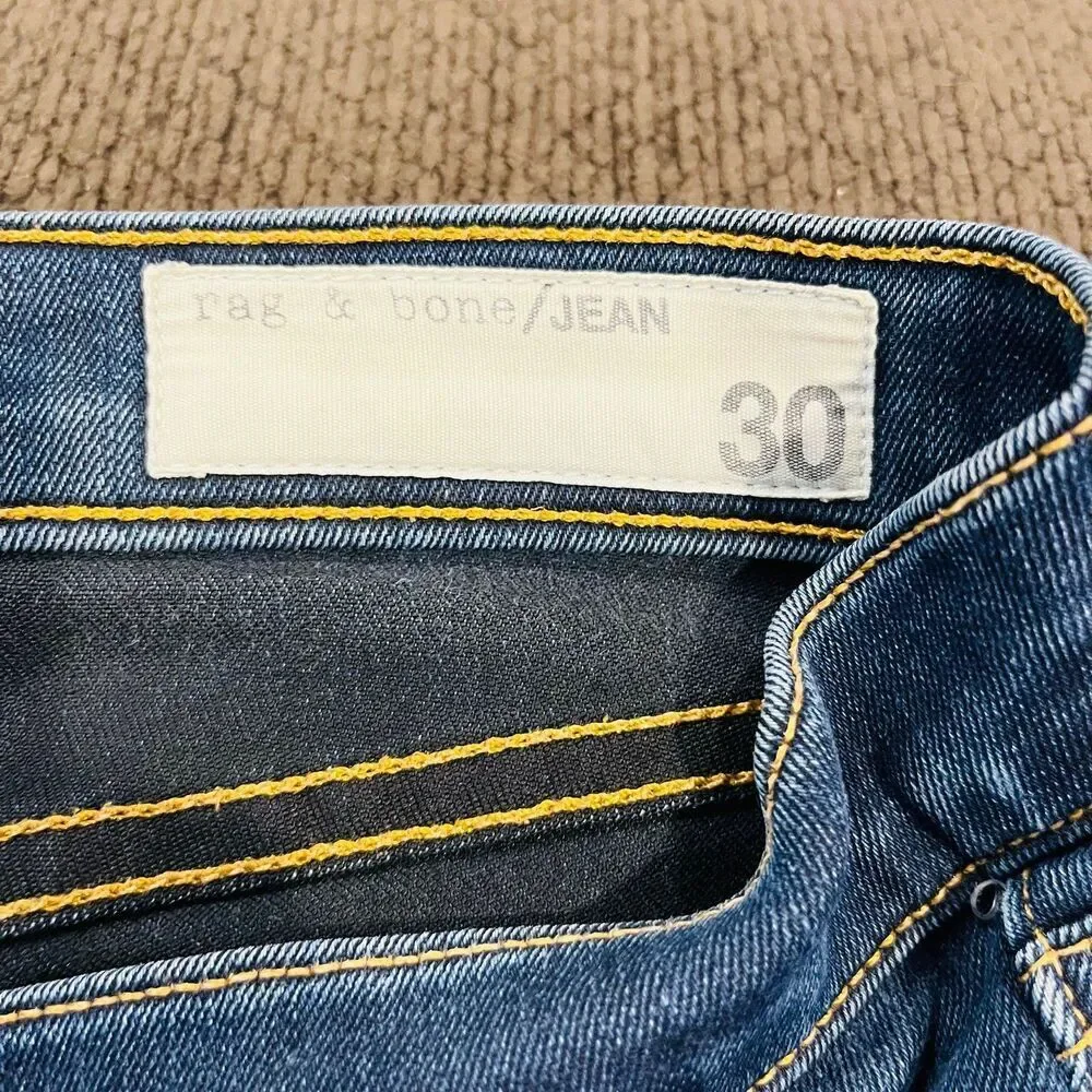 Rag & Bone 10-Inch Skinny Soft Harrow size 30